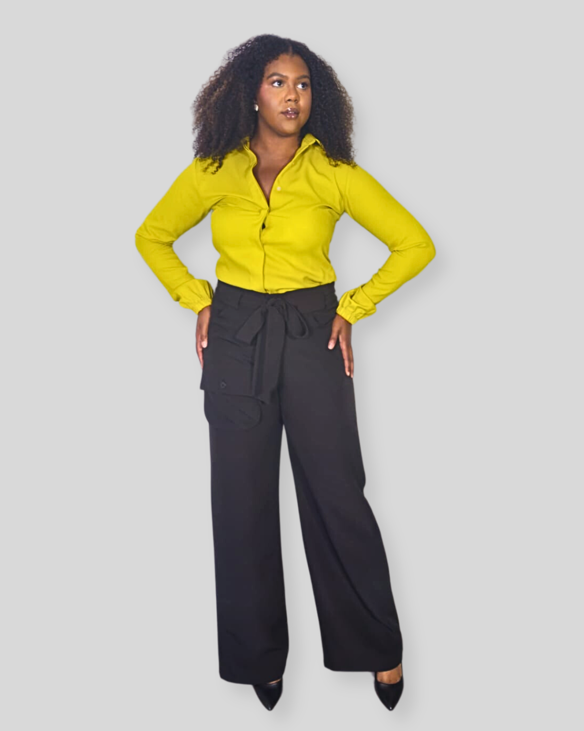 Tall Yellow Long Sleeve Shirt