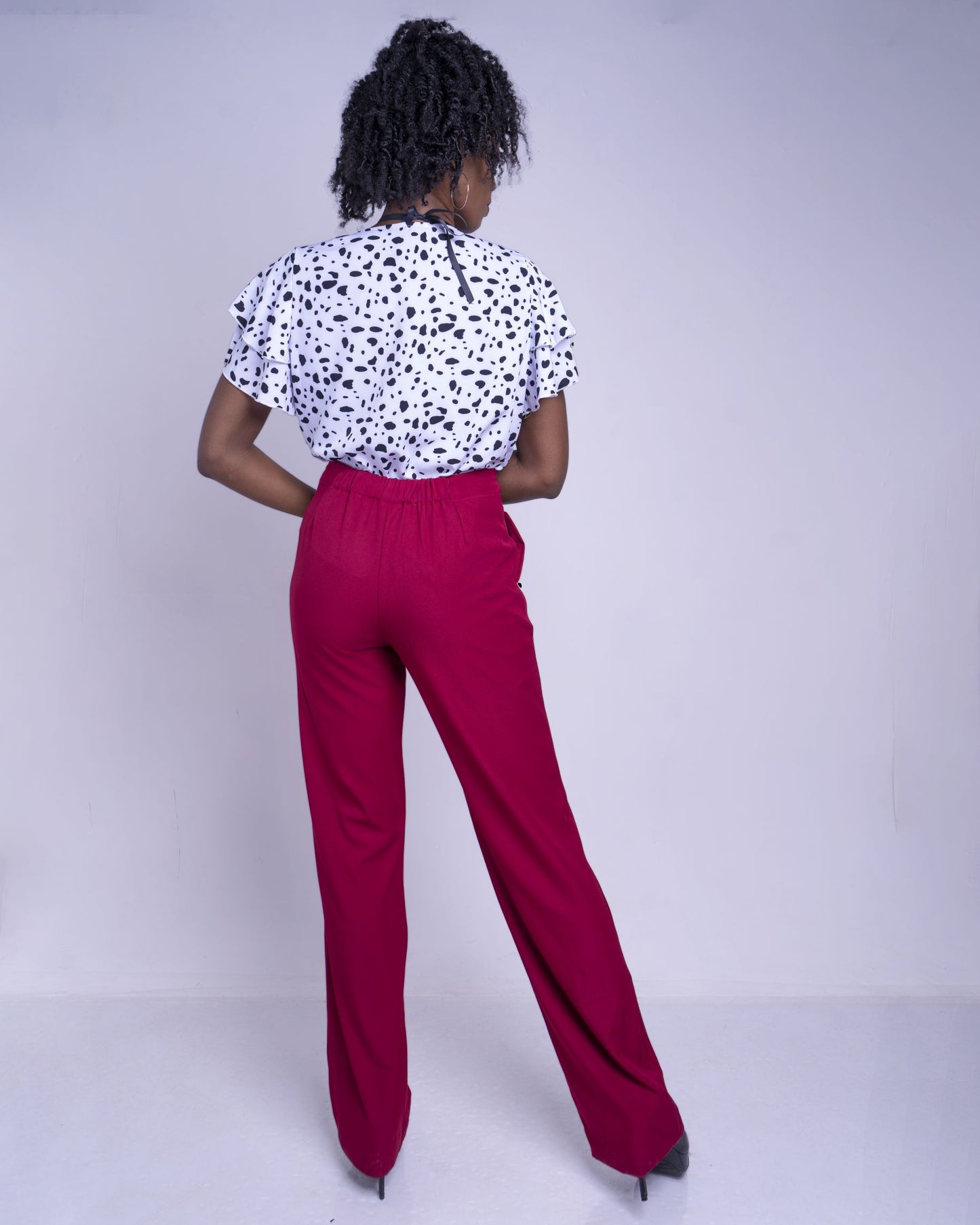 Red Wine Straight Leg Tall Pants